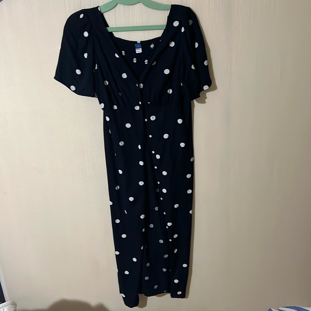 Old navy midi polka dot dress